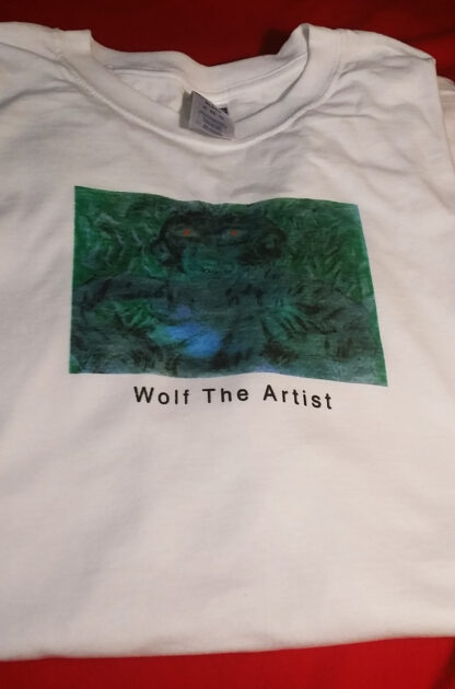 Wolf the Artist t-shirt (Men's XL)